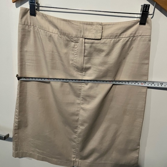 Khaki skirt - cotton - Picture 4 of 7